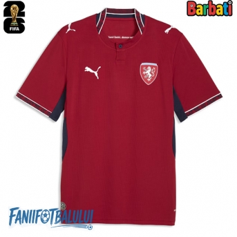 Republica Cehă Tricou Fotbal Replică Mondial 2026 Barbati Acasa